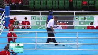 BOXING (54-57kg)Sadie KENOSI KEAMOGETSE SADIE (Botswana) v Widad BERTAL (Morocco)