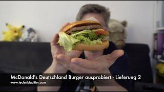 McDonald's Deutschland Burger ausprobiert - Lieferung 2