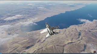 DCS | Flip scouting for targets in his F-18C over Afghanistan