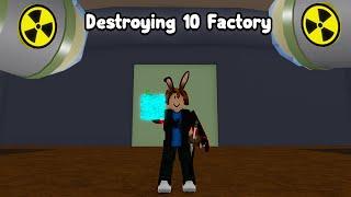 I Got 2 Legendary Fruit !! Destroying 10 Factory For 10 Random Devil Fruits In Blox Fruit