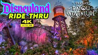 TIANA’S BAYOU ADVENTURE DISNEYLAND RIDE-THRU 4K Evening/Nighttime: Front Row POV Anaheim, California