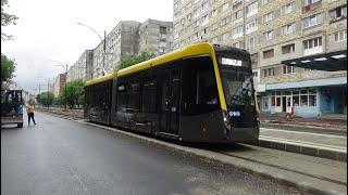 A doua zi de probe pentru omologare a noilor tramvaie din Reșița -13.06.2023