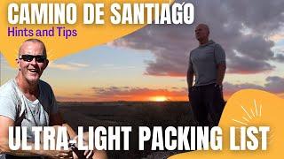 Camino de Santiago Core Packing List | UNDER 6 POUNDS!