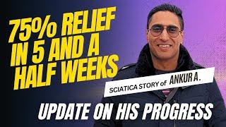 Sciatica Success Story:  5.5 weeks into our online course   #sciaticapaintreatment