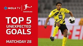 Bundesliga | Top 5 most unexpected goals Matchday 28