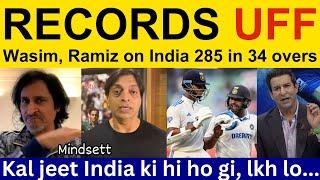 Ramiz Raja, Shoaib Akhtar on India batting today vs BAN 2nd Test | Pakistani Reaction, Wasim Akram