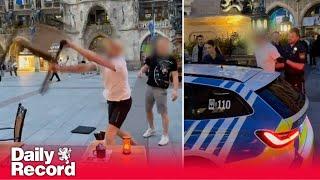 Euro 2024: Fight breaks out in Munich ahead of Scotland's opener against Germany on Friday