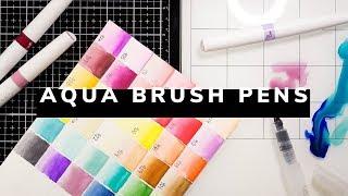Nuvo Aqua Brush Pens- Basic Tips for Use