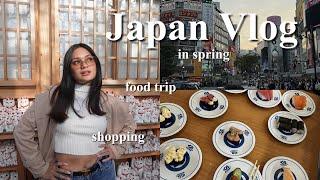 JAPAN VLOG | spring days, food trip & shopping + haul 