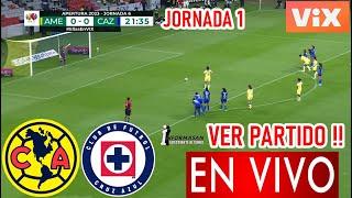 América vs Cruz Azul En Vivo DONDE VER, A QUE HORA CANAL TV JUEGA AMERICA VS CRUZ AZUL FEMENIL