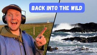 Leaving the city to work off-grid on a remote Orkney island in Scotland