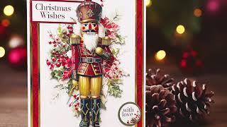 Nutcracker 3D Die Cut Decoupage Card Making