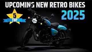 Top 5 Upcoming Bikes in India 2025Confirmed Launch in India | Upcoming Retro Bikes 2025 | Price ?