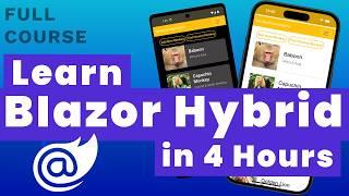 Learn Blazor Hybrid - Full Course for Beginners | Build cross-platform apps in C#