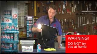 Q20 Multi Purpose Lubricant - Light Bulb In Water Demo