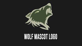 Wolf Mascot Design | Wolf Logo | illustrator Tutorial | By Timeless Graphics | 2021