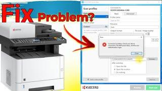 Kyocera ecosys M2040dn Printer Scan problem Fix