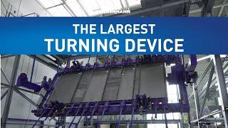 Perhaps the largest turning device for double walls in the world