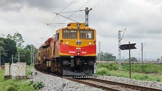 King Of DIESEL  6000 HP WDG6G Hauling BTPN Freight Train !!