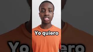 WAYS TO SAY "Yo quiero" in SPANISH!!! #easyspanish #shorts #youtube #education #spanish