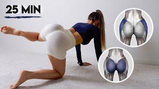 This BOOTY WORKOUT will change your ENTIRE BUTT - Grow Glute MAX, MED, MIN! No Equipment, At Home