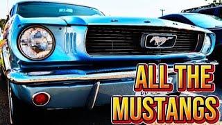 When the Mustang Power Shows up! At Roanoke Valley Cars & Coffee #carsandcoffee