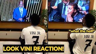 They filmed Vinicius Jr's live reaction of the Ballon d'Or 2024 winner | Real Madrid News