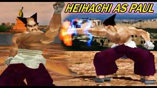 [TAS] Heihachi With Paul's Moves Gameplay - Tekken 2 (Arcade Version) (Requested)