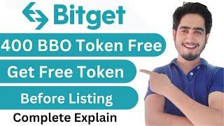 Buy New Coin Before Listing On Bitget 2023 | Hold BGB And Get Free BBO Coin