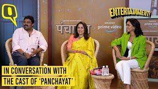 Neena Gupta, Saanvika, and Faisal Malik Recall Memories From ‘Panchayat’ Season 2 Set | The Quint