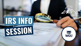 Career Quest: IRS Information Session