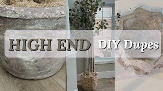 High End DIY Dupes | Olive Atelier & Crate & Barrel Inspired Home Decor on a Budget