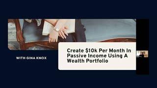Gina Knox: How to make 5 figures/month in passive income using the stock market