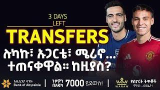 ሉካኩ፣ ኡጋርቴ፣ ሜሪኖ... ተጠናቋል። ከዚያስ?  | Bisrat sport   | ብስራት ስፖርት |