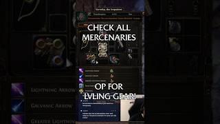 Check ALL mercenaries for lvling gear! #pathofexile #streamer #lucky Path of Exile 3.26