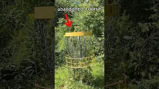 i investigated an abandoned disc golf course🫨