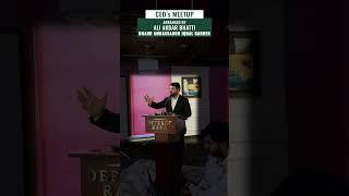 Brand Ambassador Ali Akbar Bhatti welcomed CEOs from Lahore's Real Estate Market