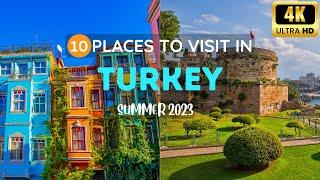 Top 10 Beautiful Places in TURKEY in  4K UHD