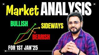 Nifty Prediction & Bank Nifty Analysis for Wednesday| Intraday Trading Setup 1st Jan