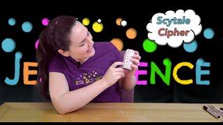 Make a Scytale Cipher || Science for Kids at Home