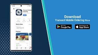 Get started with Transact Mobile Ordering in 3 easy steps!