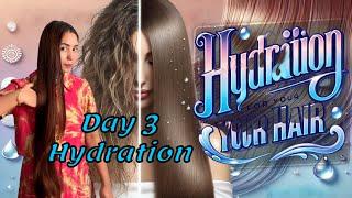 Hydrate Your Hair Naturally | Day 3 Hair Challenge | Ultimate Hydration Tips! Aymen zahra