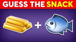 Guess The SNACK & JUNK FOOD By Emoji  Monkey Quiz