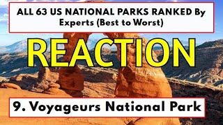 All 63 U.S. National Parks Ranked REACTION - More Than Just Parks List