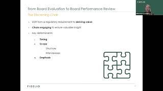 Webinar: From Board Evaluation to Performance Review