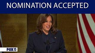 Kamala Harris's historic full DNC speech