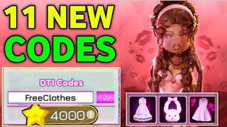 ALL UPDATEDDRESS TO IMPRESS CODES SEPTEMBER 2024 | DTI ROBLOX CODES 2024