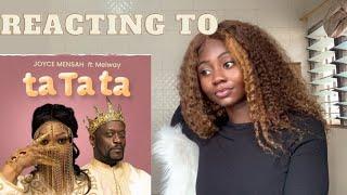 JOYCE MENSAH TATATA featuring MEIWAY (OFFICIAL MUSIC VIDEO) - NZEMA GIRL REACTION  || QUEEN QUAYSON