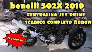 Benelli Trk 502X 2019 con kit potenziamento ARROW COMPLETO e CENTRALINA AGGIUNTIVA JET PRIME [4k]