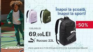 Înapoi la școală, înapoi la sport! Decathlon